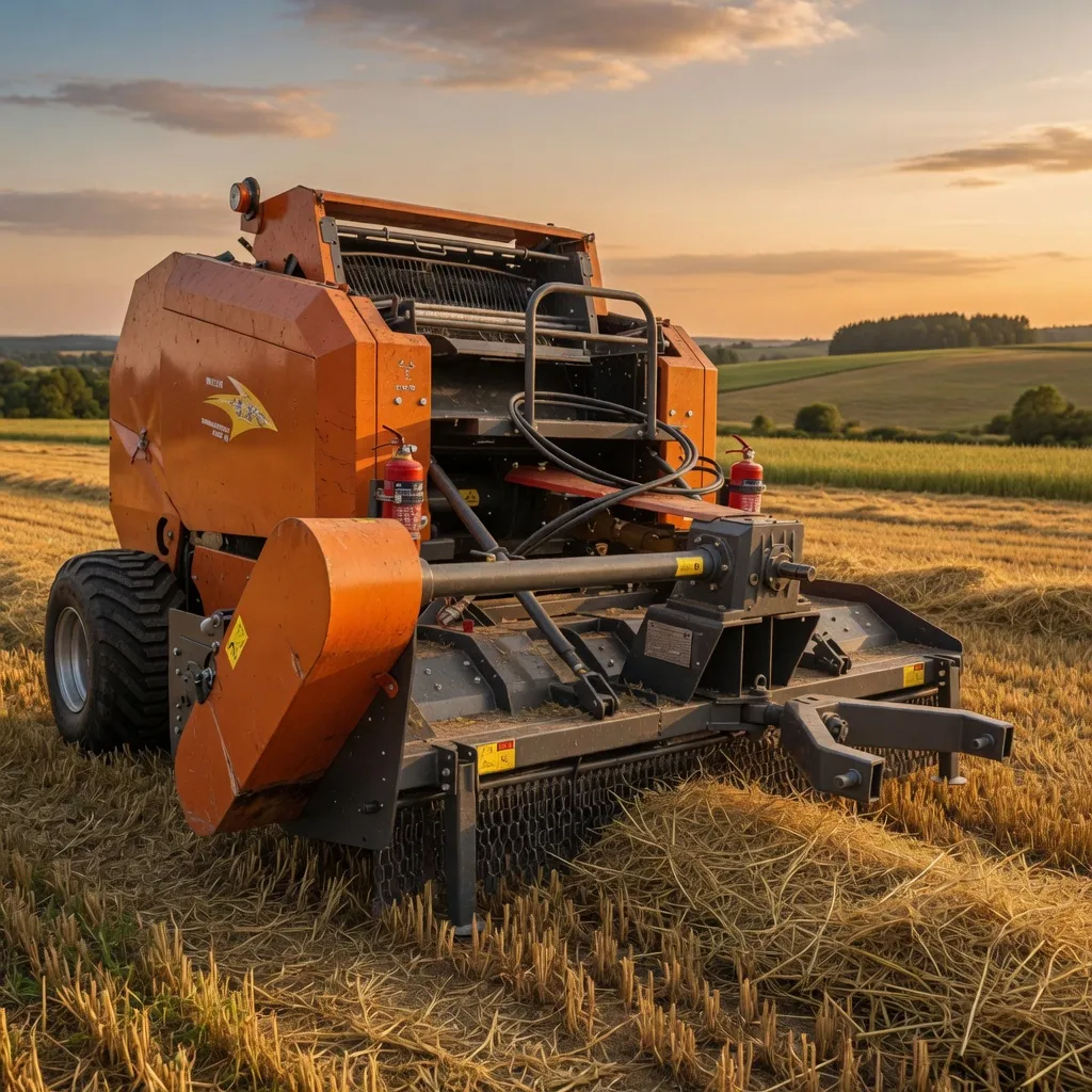 9YG-1.0C round baler for sheep farm scale silage production