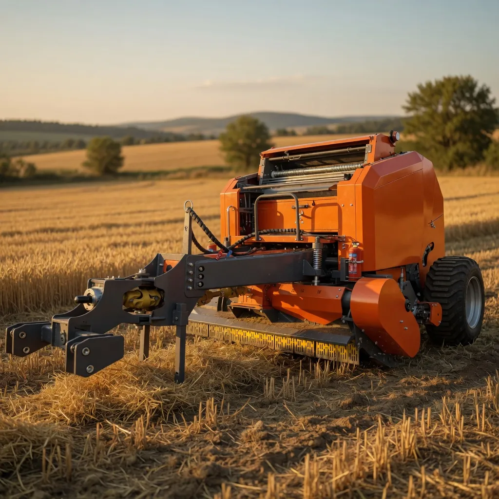 9YG-1.25 round baler for Australian grass silage best practice